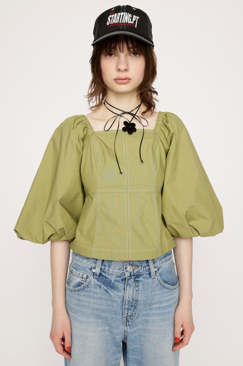 SLY「BALLOON SLEEVE 2WAY ブラウス」|シャツ・ブラウス|