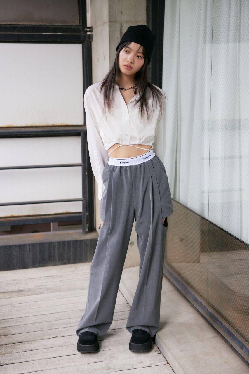 SLY「RIBBON CROP シャツ」|シャツ・ブラウス|