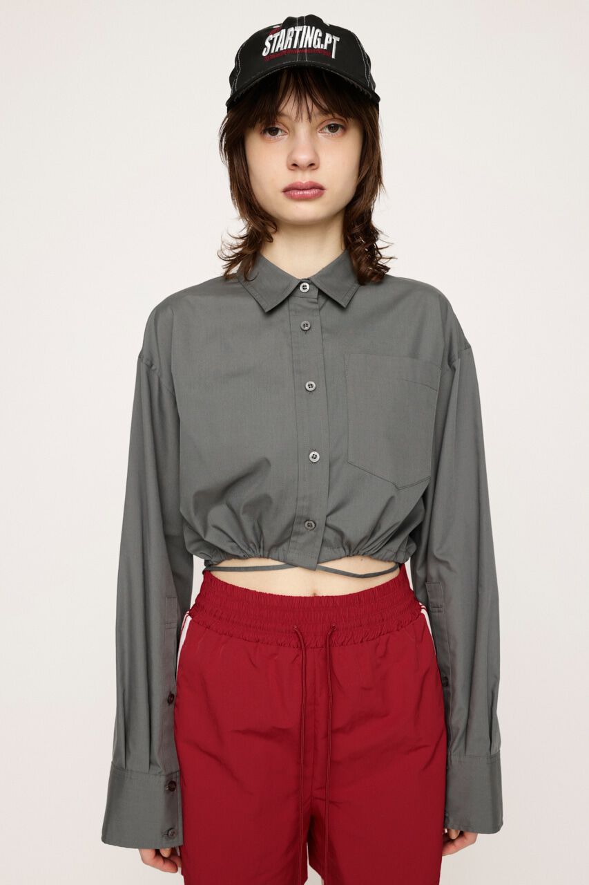 SLY「RIBBON CROP シャツ」|シャツ・ブラウス|