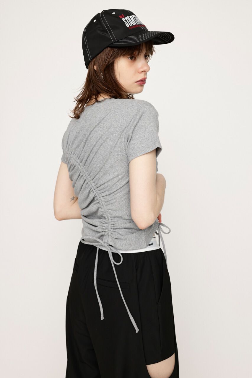 SLY「DROST GATHER COMPACT トップス」|Tシャツ・カットソー|