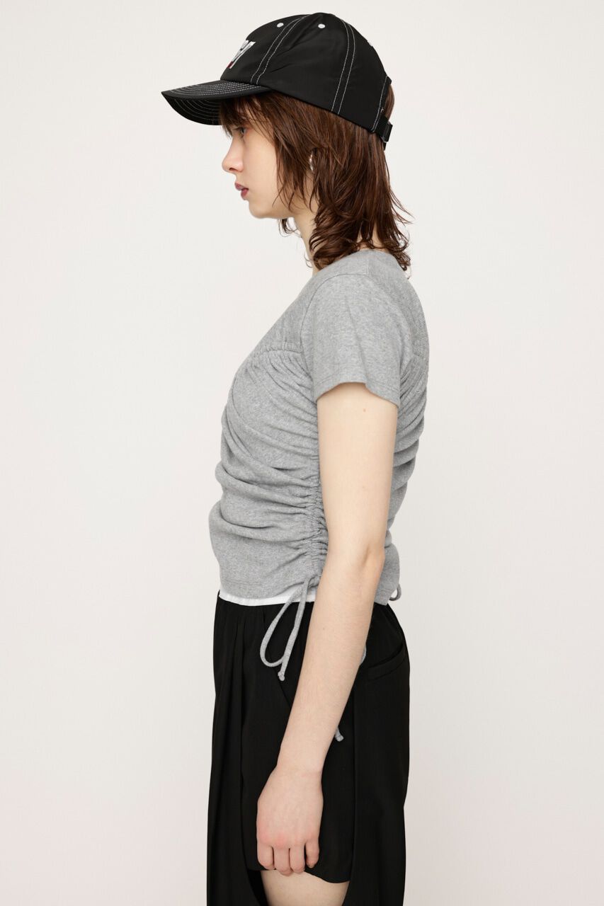 SLY「DROST GATHER COMPACT トップス」|Tシャツ・カットソー|