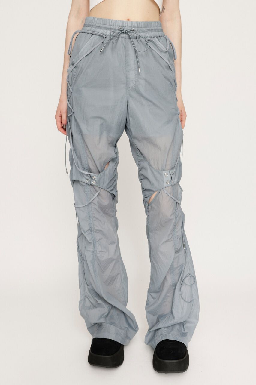 SLY「LACE UP ATHLEISURE FLARE パンツ」|その他|GRY