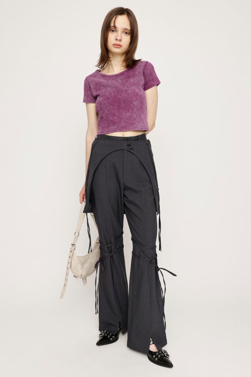 SLY「AGING CUT COMPACT トップス」|Tシャツ・カットソー|