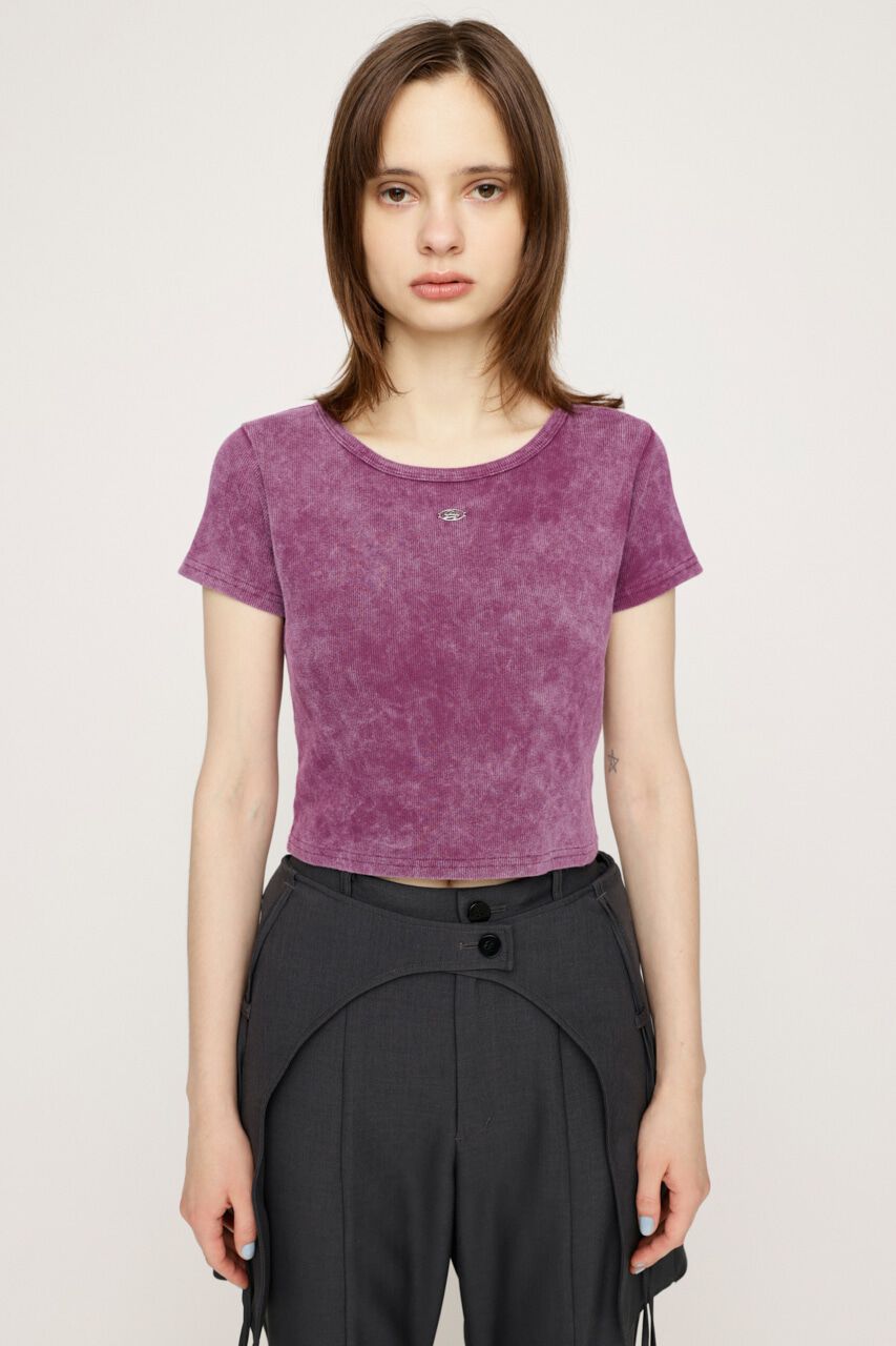 SLY「AGING CUT COMPACT トップス」|Tシャツ・カットソー|