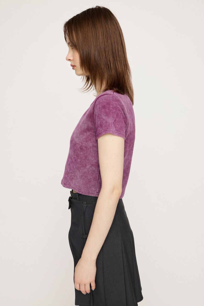 SLY「AGING CUT COMPACT トップス」|Tシャツ・カットソー|