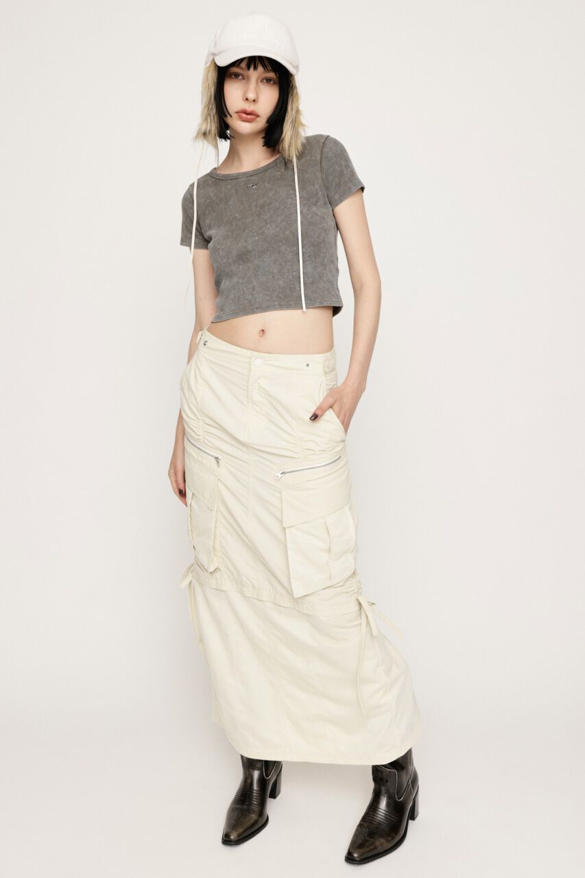 SLY「AGING CUT COMPACT トップス」|Tシャツ・カットソー|