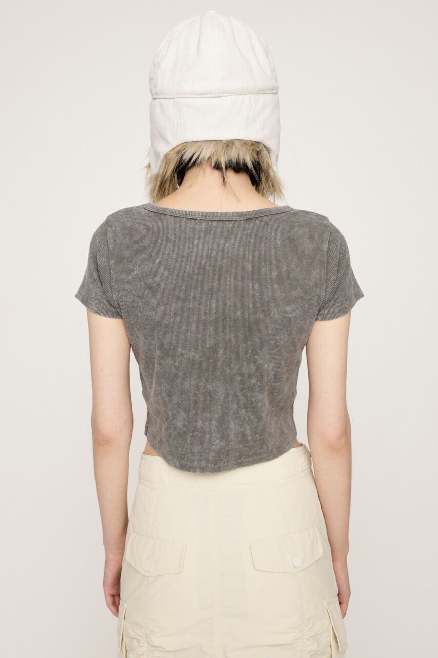 SLY「AGING CUT COMPACT トップス」|Tシャツ・カットソー|