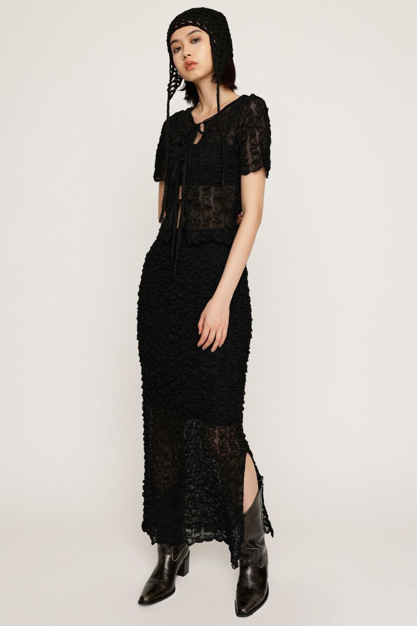SLY「SHEER スカート」|スカート|BLK