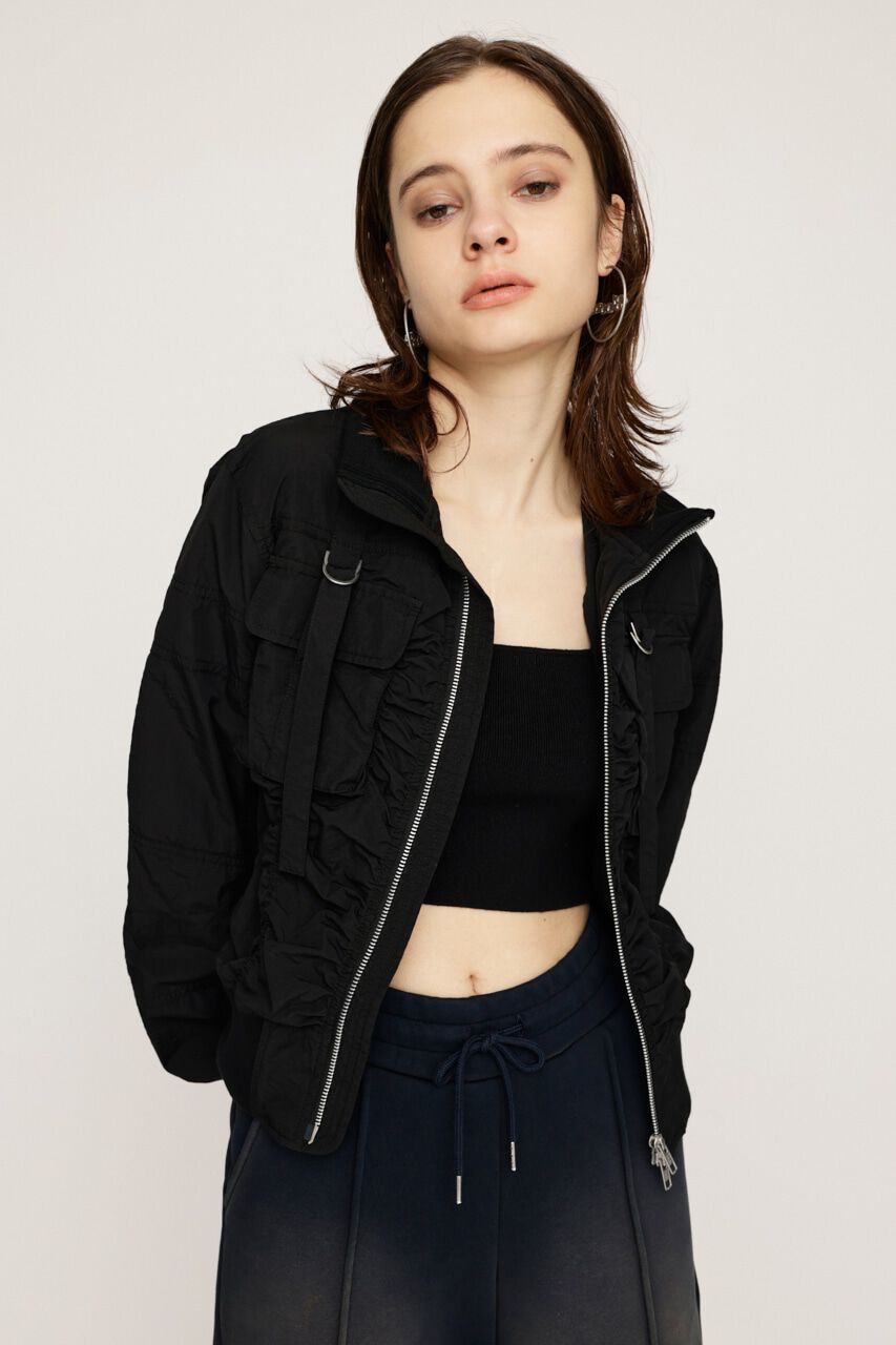 SLY「NYLON MILITARY ジャケット」|ブルゾン・スタジャン|