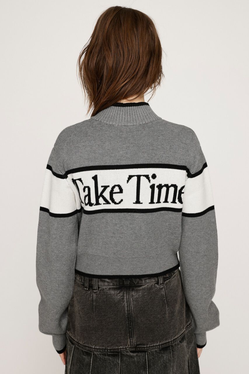 SLY「LINE LOGO ZIP カーディガン」|カーディガン|