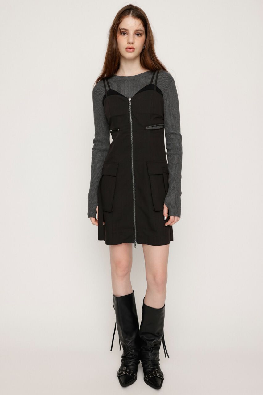 SLY「LAYERD MANNISH ワンピース」|ワンピース|