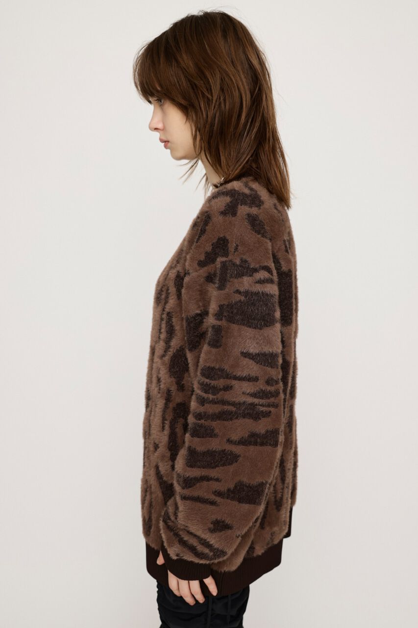 SLY「LEOPARD MOLLE JQ トップス」|ニット・セーター|