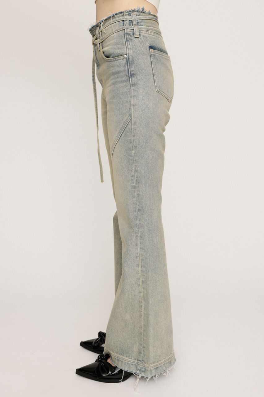 SLY「FRINGE JW FLARE PT-C」|デニム|