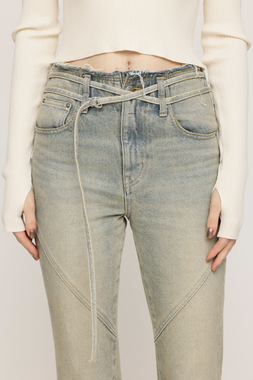 SLY「FRINGE JW FLARE PT-C」|デニム|