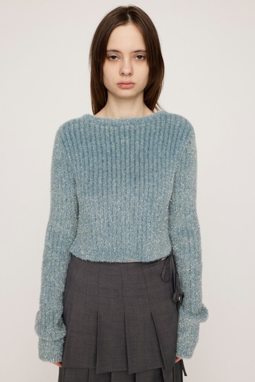 SLY「GLITTER KNIT 2WAY カーディガン」|カーディガン|