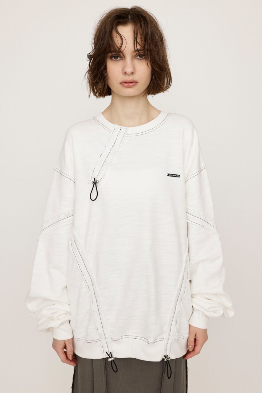 SLY「DRAWSTRING SW トップス」|パーカー|