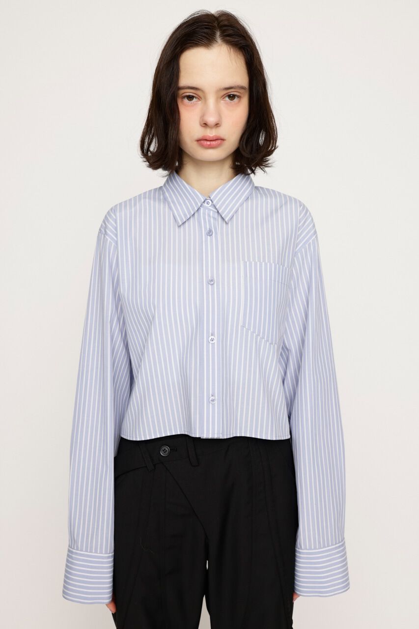 SLY「GATHER TULLE LACE SH 2P」|シャツ・ブラウス|