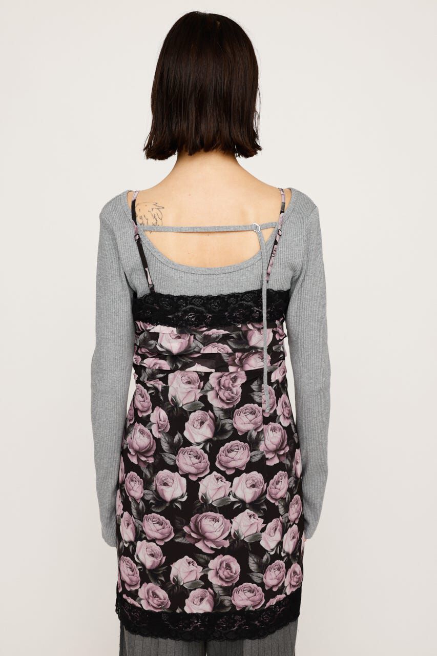 SLY「FLOWER LACE CAMI ショートワンピース」|ワンピース|