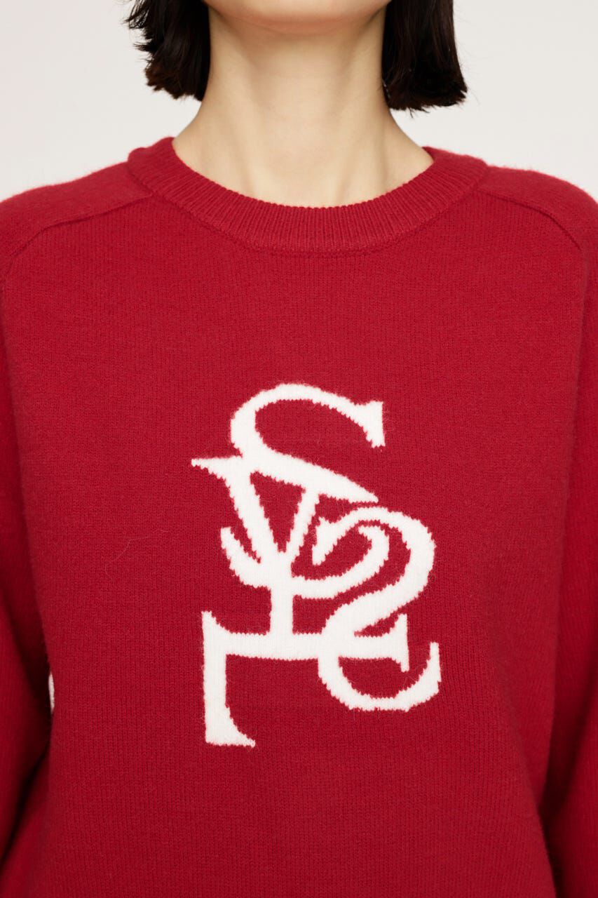 SLY「LOGO JQ KNIT トップス」|ニット・セーター|