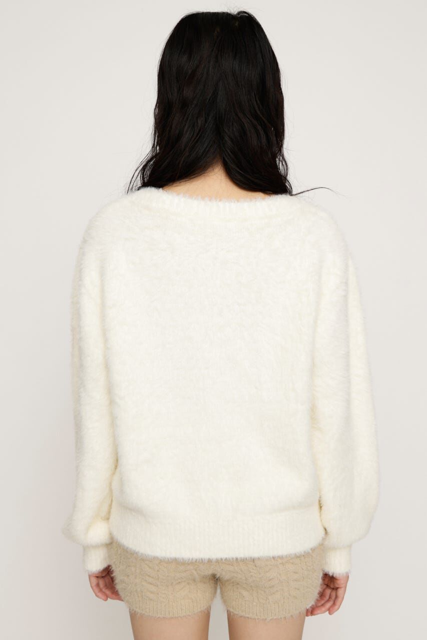 SLY「ONE SHOULDER RIBBON KNIT トップス」|ニット・セーター|