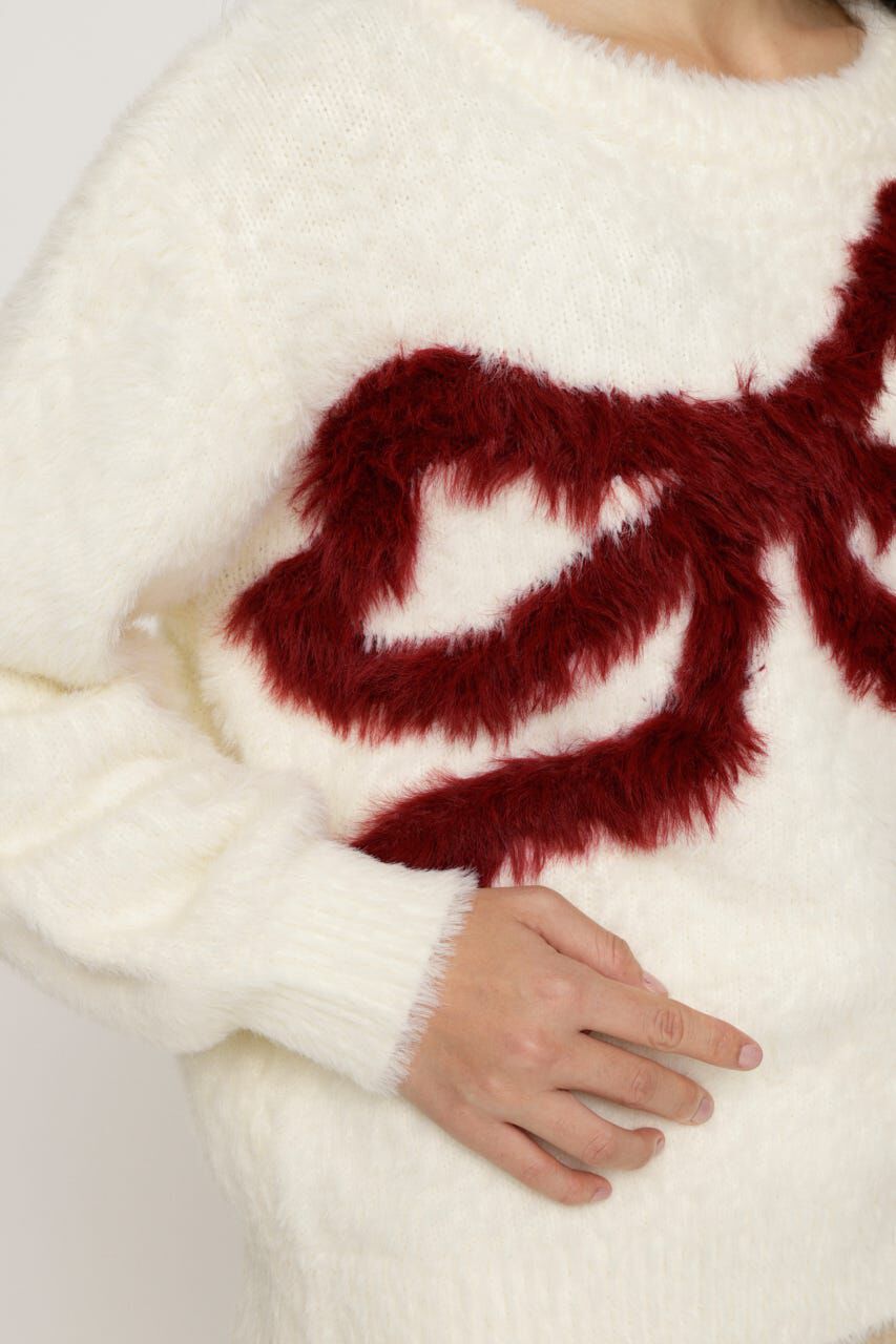 SLY「ONE SHOULDER RIBBON KNIT トップス」|ニット・セーター|