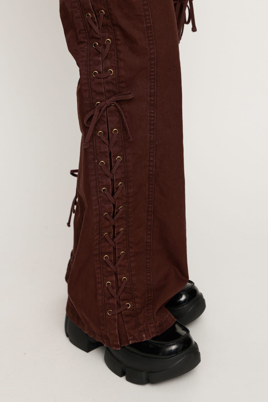 SLY「LACE UP MANNISH パンツ」|その他|