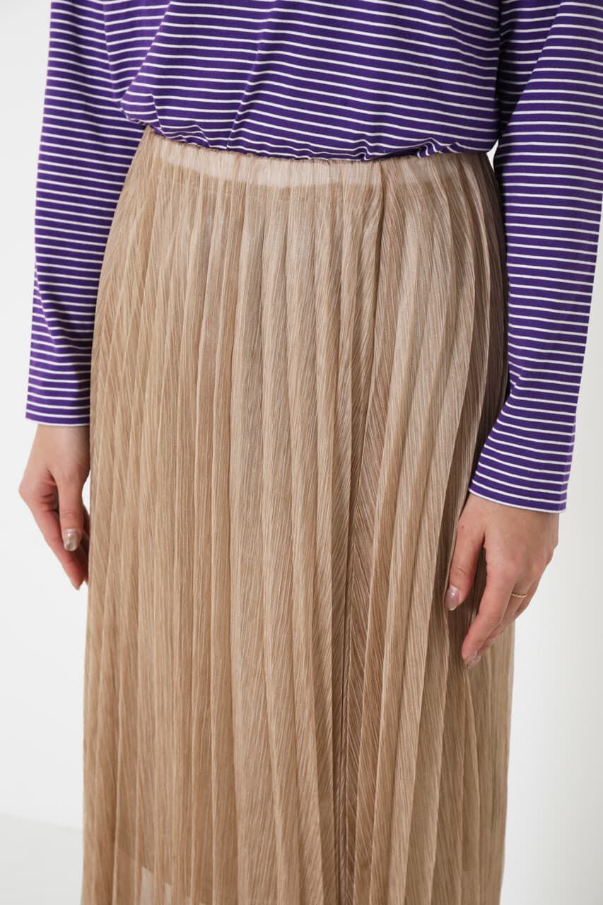 SHEL'TTER SELECT「Color Tulle Pleats Skirt」|スカート|