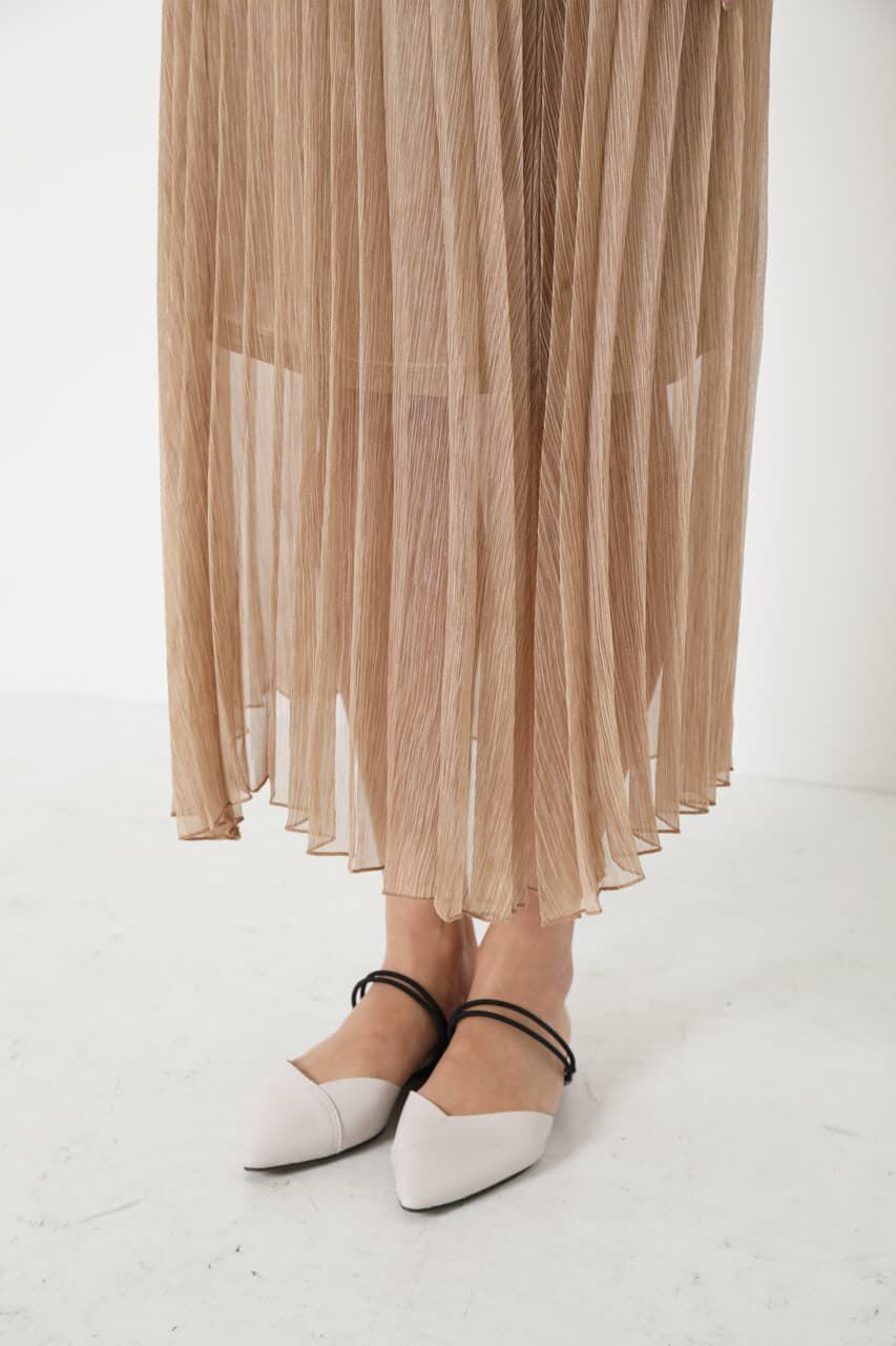 SHEL'TTER SELECT「Color Tulle Pleats Skirt」|スカート|