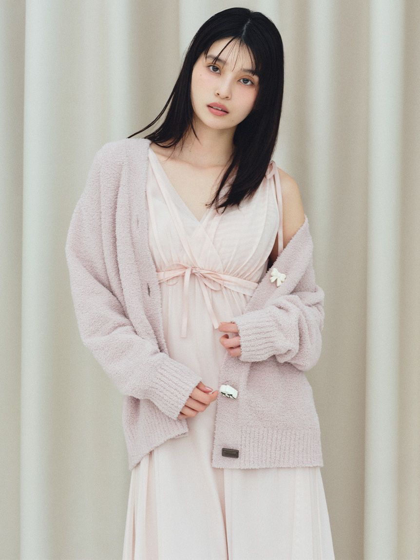 SNIDEL HOME「ナイトブラ付きチュールカットソーワンピース」|ルームウェア|