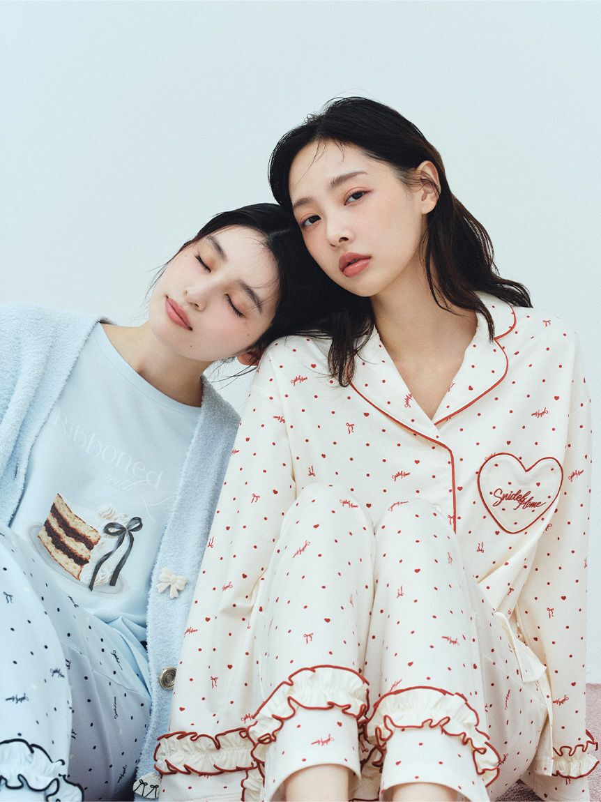 SNIDEL HOME「ケーキモチーフロングTシャツ」|ルームウェア|