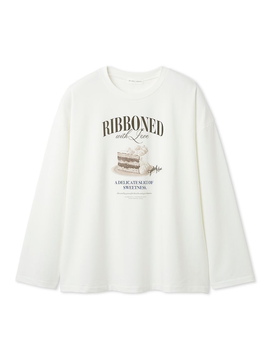 SNIDEL HOME「【メンズ】ケーキモチーフロングTシャツ」|ルームウェア|