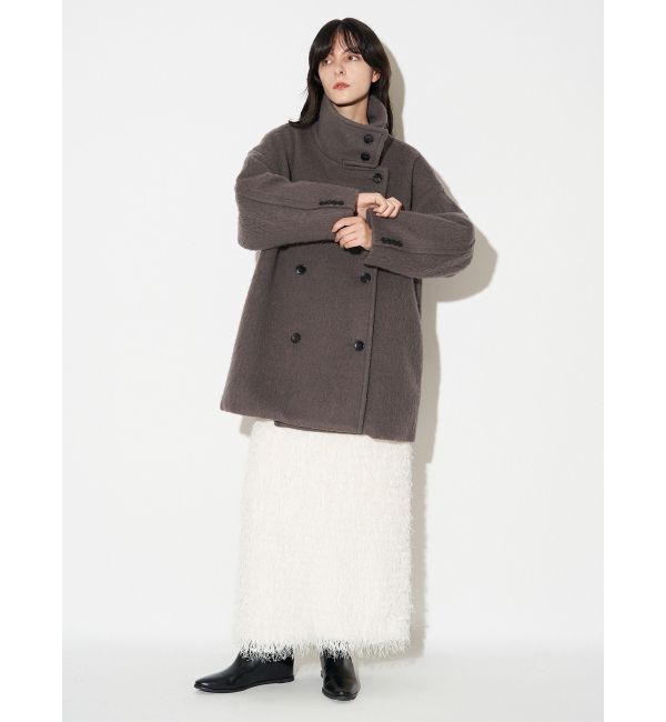 ELENDEEK「STAND COLLAR SHORT CT」|チェスターコート|