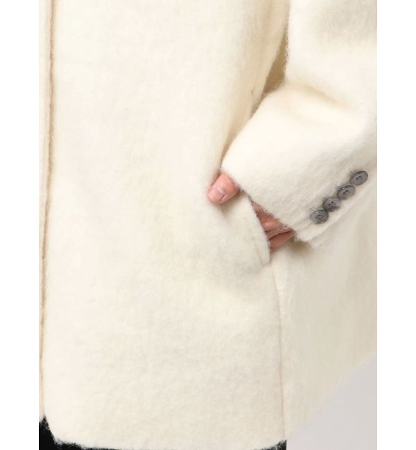 ELENDEEK「STAND COLLAR SHORT CT」|チェスターコート|