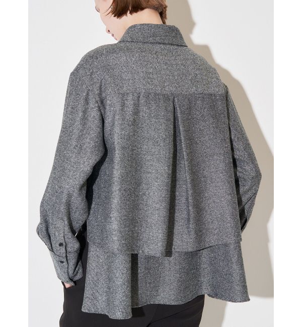 ELENDEEK「BACK LAYERED SH」|シャツ・ブラウス|
