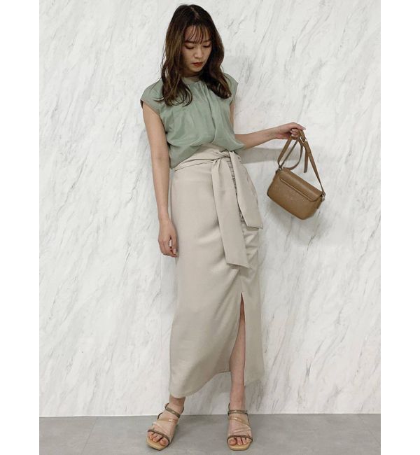 dazzlin「ウエストリブニットトップス」|ニット・セーター|