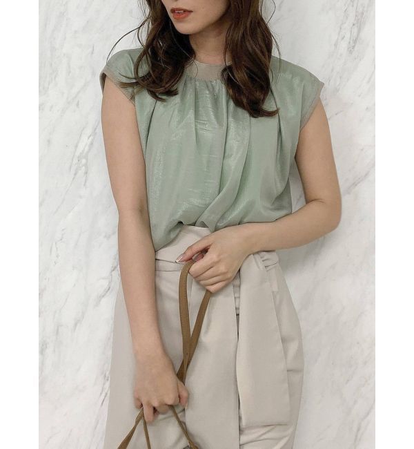 dazzlin「ウエストリブニットトップス」|ニット・セーター|