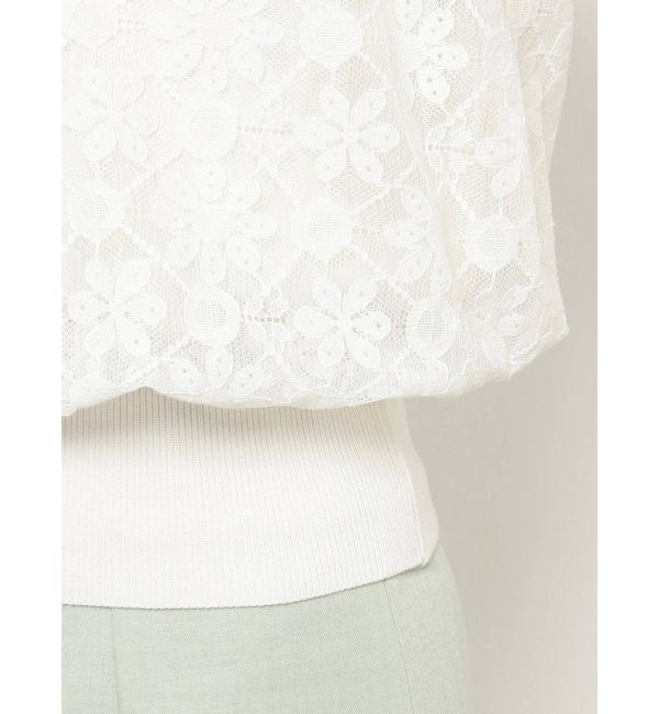 dazzlin「ウエストリブニットトップス」|ニット・セーター|