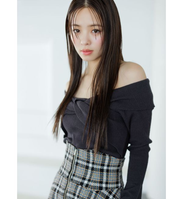 dazzlin「ZIPフリンジコルセットフレアスカート」|スカート|