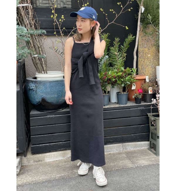 Ungrid「レイヤードテレコキャミワンピース」|ワンピース|