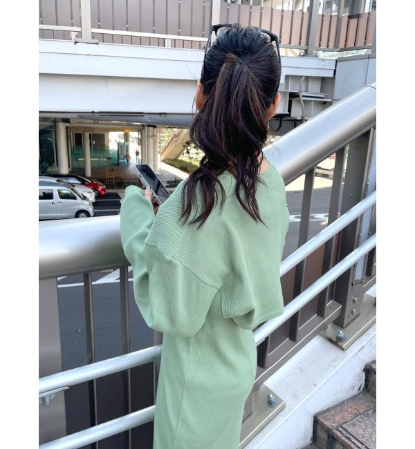 Ungrid「レイヤードテレコキャミワンピース」|ワンピース|