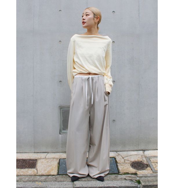 Ungrid「ウエストデザインラインパンツ」|その他|
