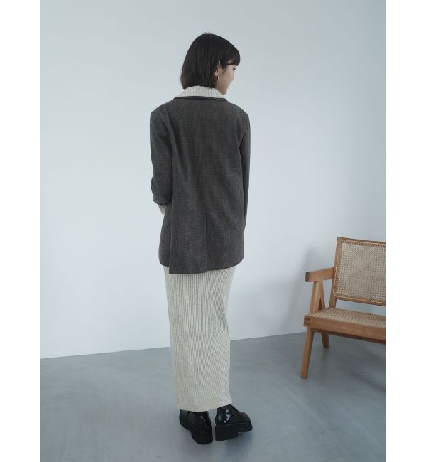 LAGUNAMOON「【WEB限定カラーあり】レーススリーブネップリブニットワンピース」|ワンピース|