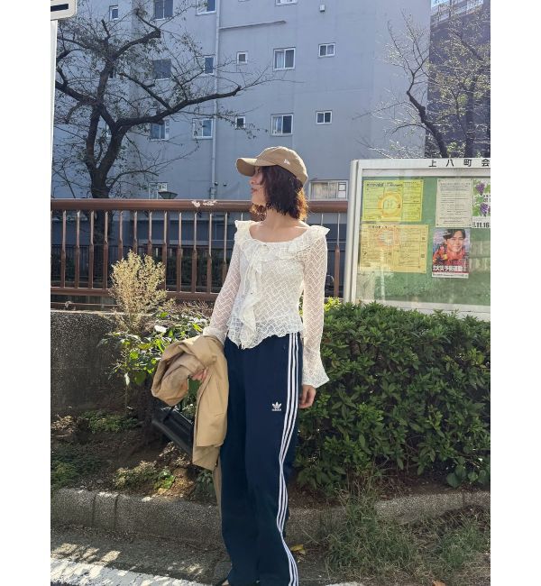 LAGUNAMOON「レースフリルデザインシャツ」|シャツ・ブラウス|