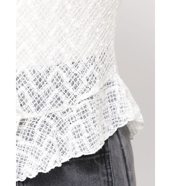 LAGUNAMOON「レースフリルデザインシャツ」|シャツ・ブラウス|