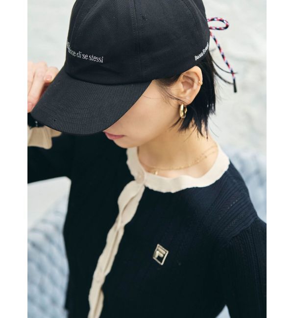 LAGUNAMOON「【FILA別注】バックリボンロゴキャップ」|キャップ・キャスケット|