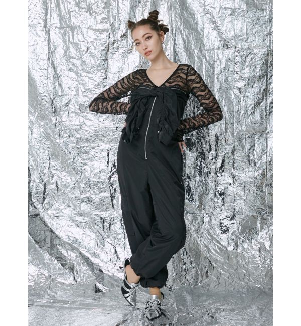 EVRIS「クロップドレーストップス」|Tシャツ・カットソー|