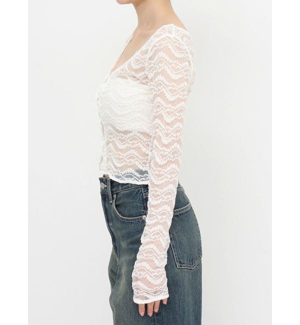 EVRIS「クロップドレーストップス」|Tシャツ・カットソー|