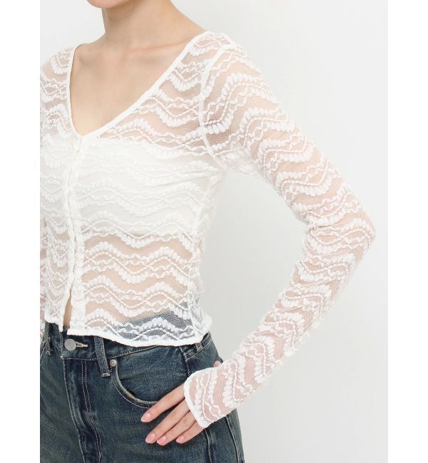 EVRIS「クロップドレーストップス」|Tシャツ・カットソー|