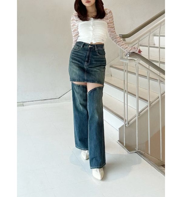 EVRIS「クロップドレーストップス」|Tシャツ・カットソー|