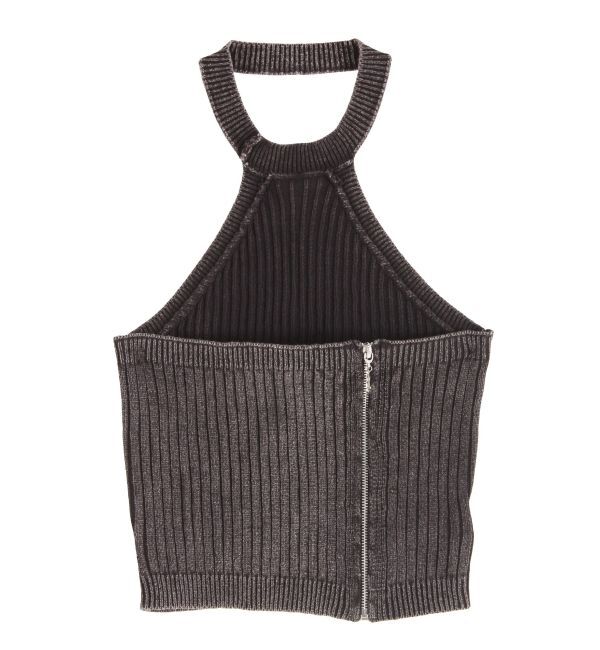 EVRIS「Eモチーフピグメントチョーカーベアニットトップス」|ニット・セーター|